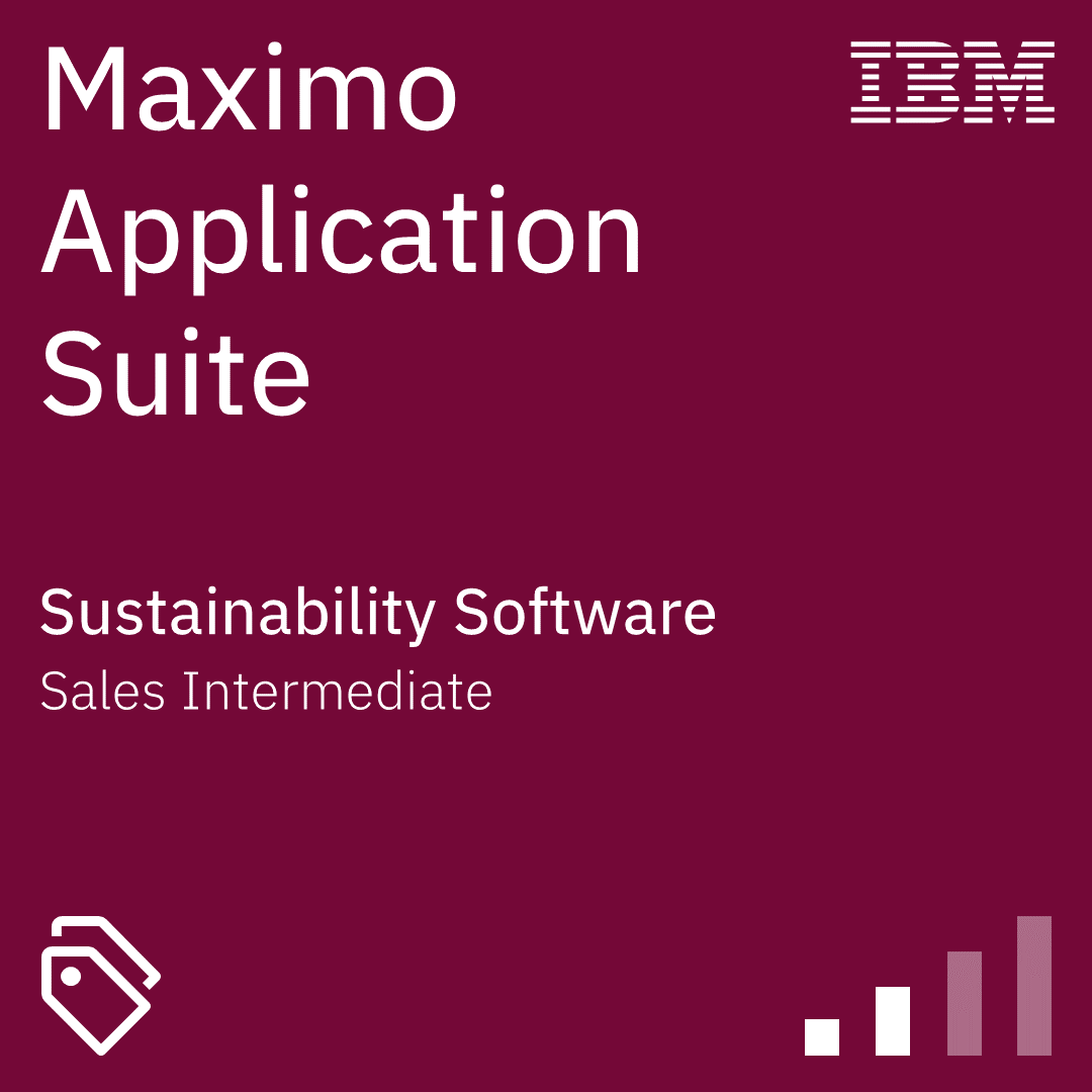 Maximo Application Suite Sales Intermediate