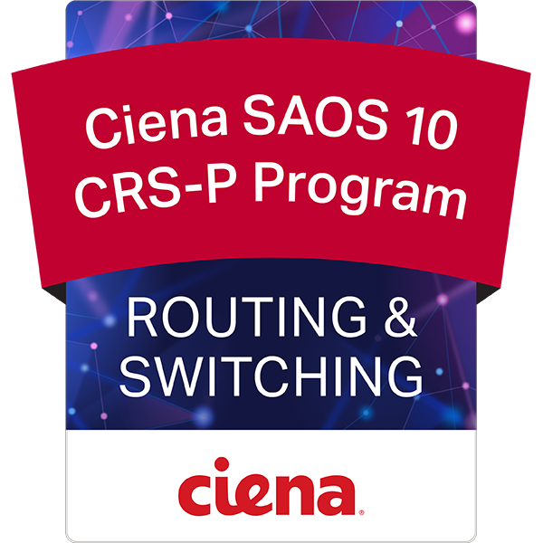 Ciena SAOS 10 CRS-P Program