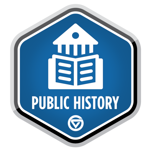Public History Badge Undergraduate Credly