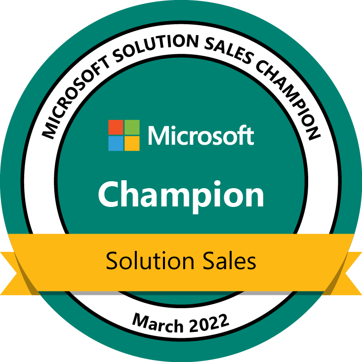 Microsoft Solution Sales Champion—Participant