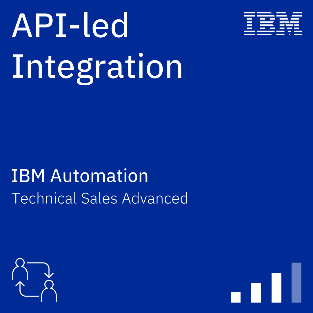 API-led Integration Technical Sales Advanced