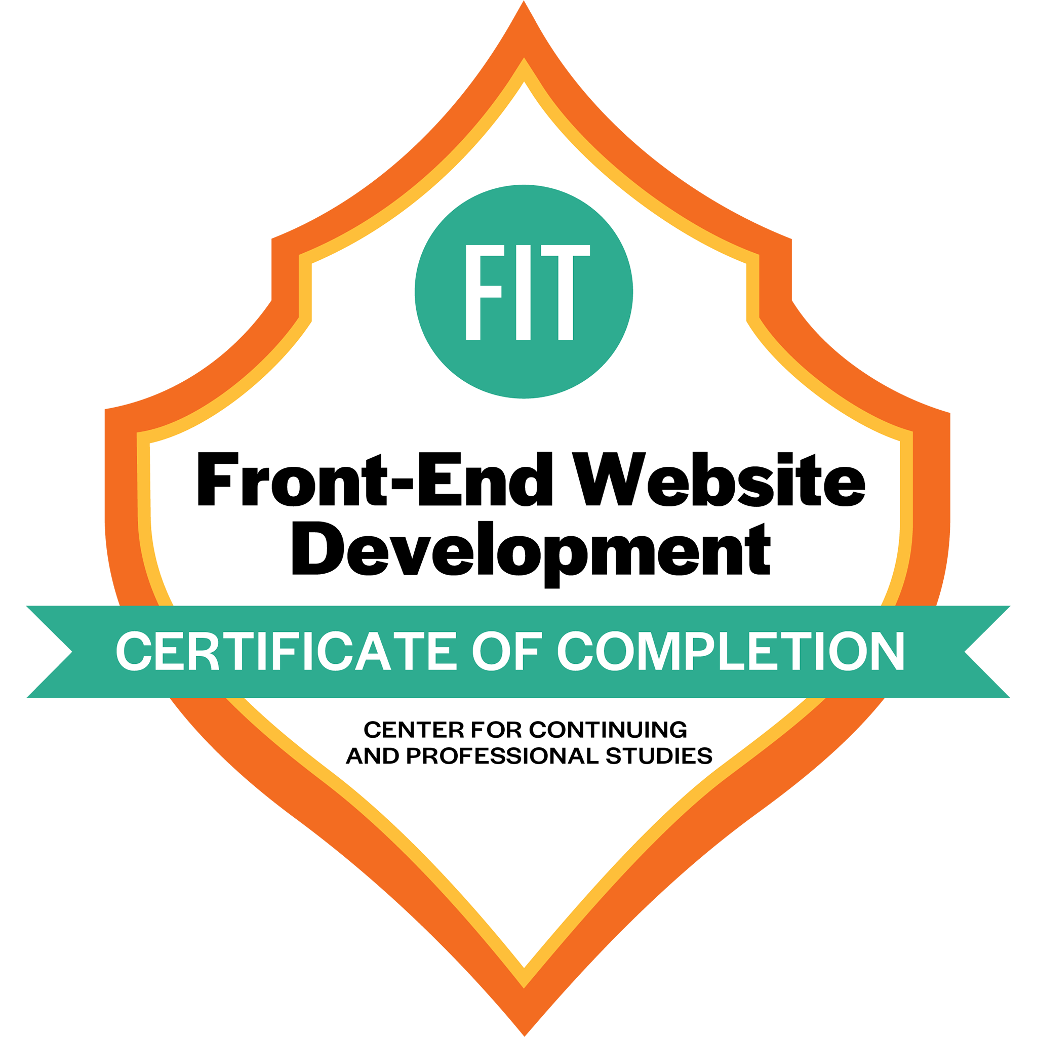 Front-End Website Development Certificate - Credly