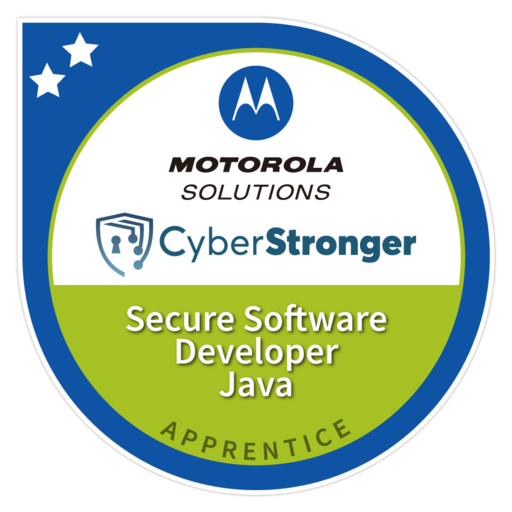 Secure Software Developer: Java Apprentice - Credly