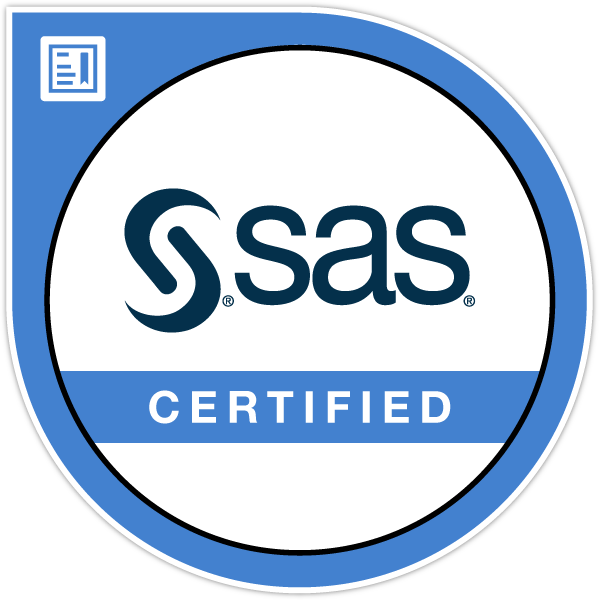 SAS Certified Specialist: Base Programming Using... - Credly