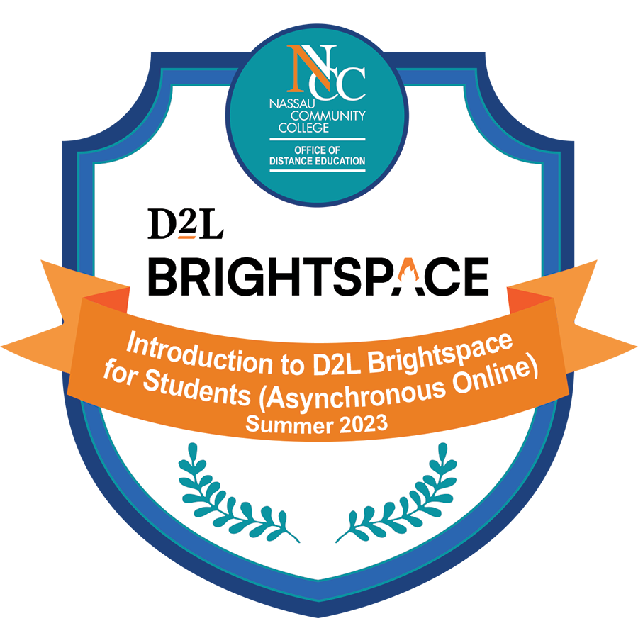 Intro to D2L Brightspace for Students (Asynch Online)