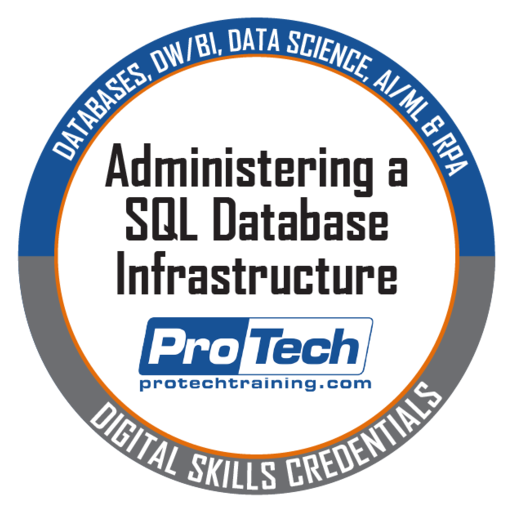 Administering a SQL Database Infrastructure - Credly