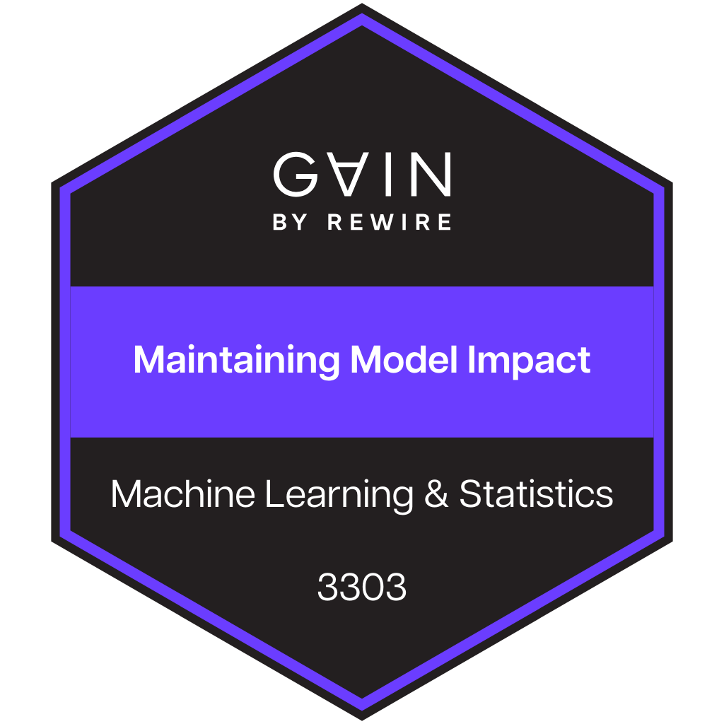 3303 - Maintaining Model Impact