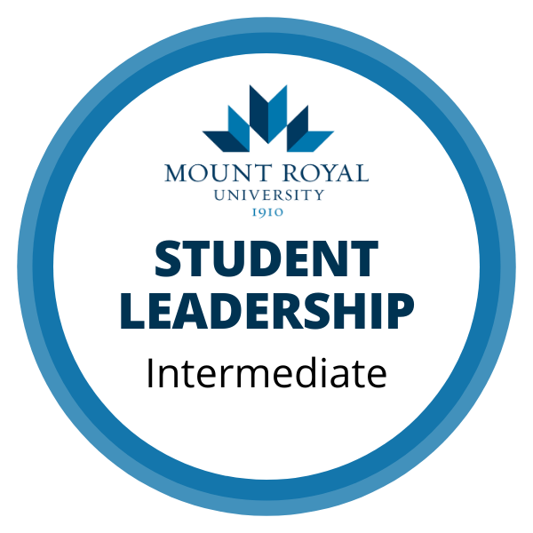 MRU Student Leader Badge: Intermediate