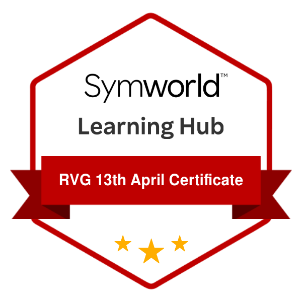 RVG 13th April Certificate