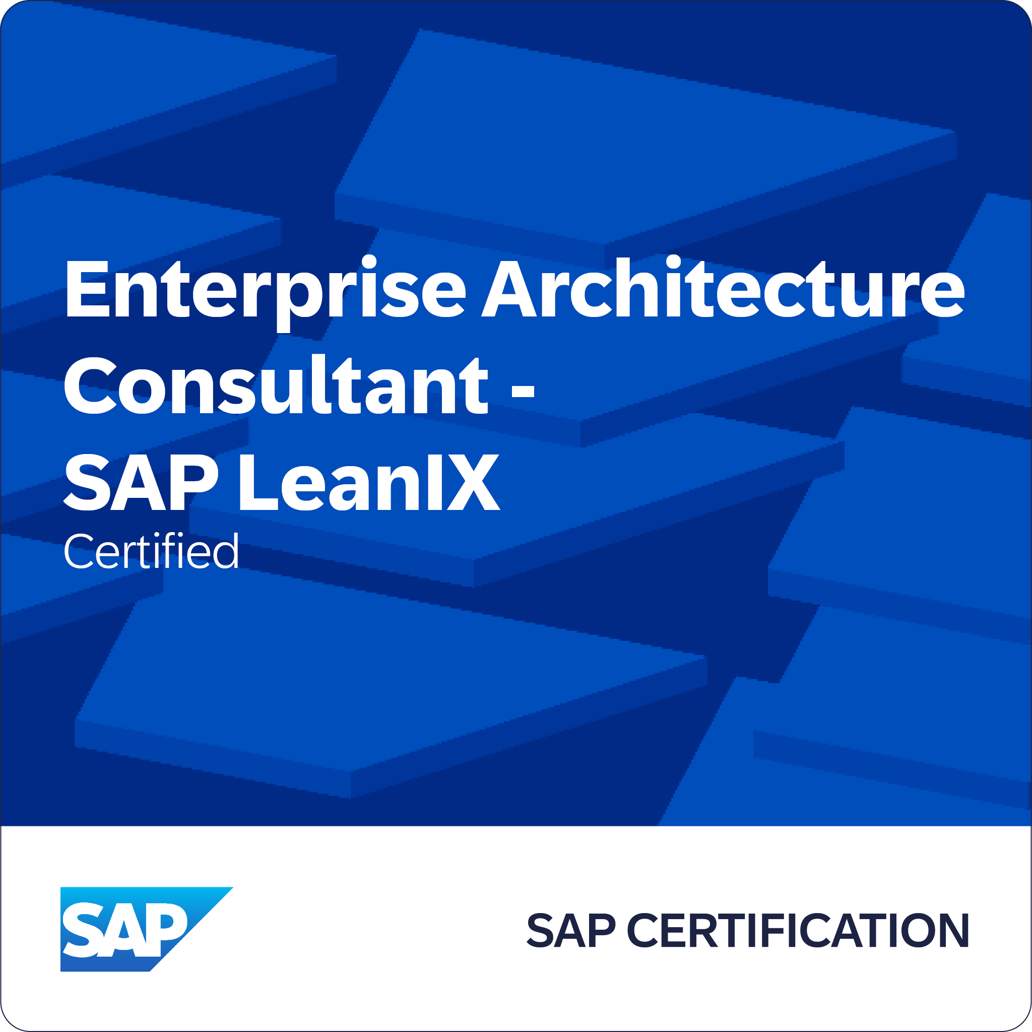 SAP Certified - Enterprise Architecture Consultant - SAP LeanIX