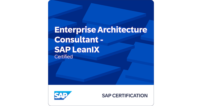SAP Certified - Enterprise Architecture Consultant - SAP LeanIX