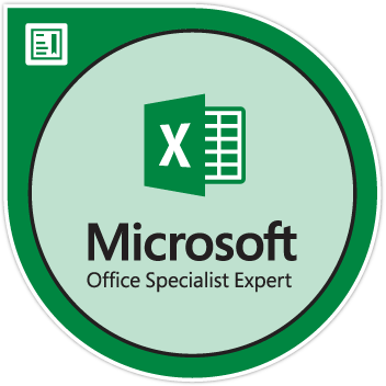 Microsoft Office Specialist: Excel Expert (Office 2016) - Credly