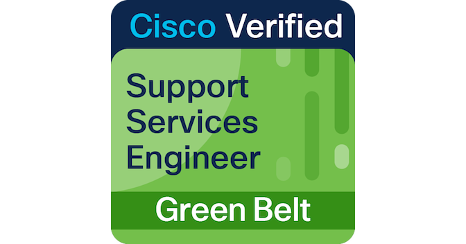 Support Services Engineer Green Belt - Credly