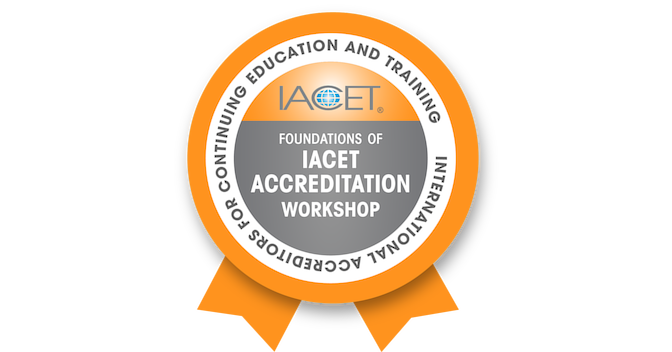 Foundations of IACET Accreditation Workshop (1-2018 Standard) - Credly