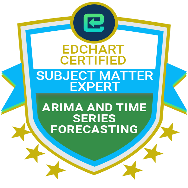 Certified Arima and Time Series Forecasting Subject Matter Expert