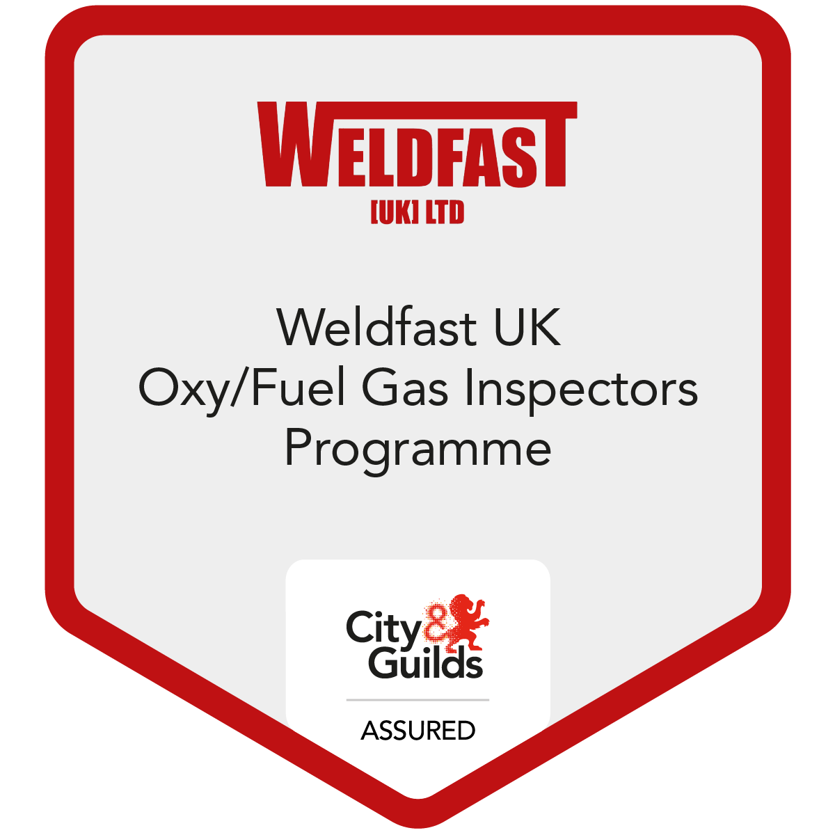 Weldfast UK Oxy/Fuel Gas Inspectors Programme Credly