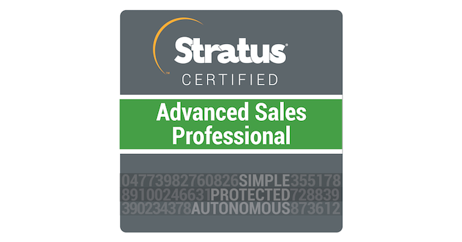 Stratus Certified Advanced Sales Professional - Credly