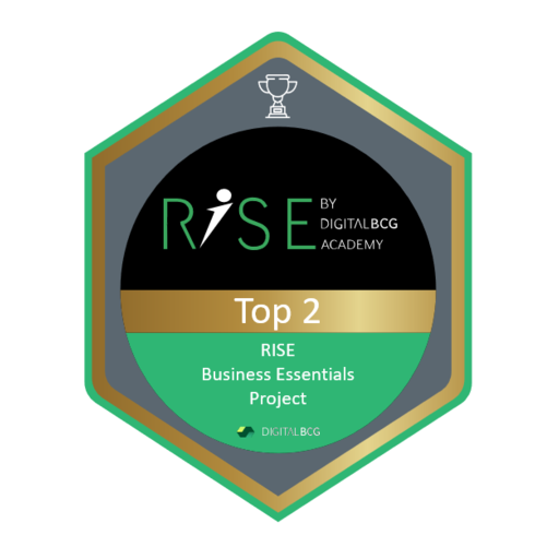 BCG RISE Top 2 Business Essentials Group Project - Credly