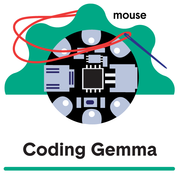 Coding Gemma: Programming Sewable Circuits with Microcontrollers