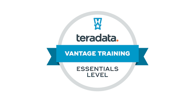 Vantage Training - Essentials Level - Credly