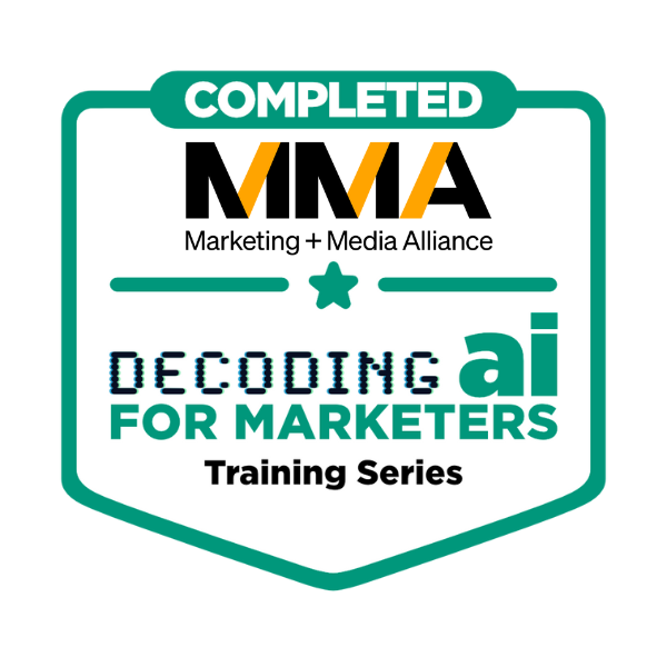 Marketing + Media Alliance (MMA) Decoding AI in Marketing Training