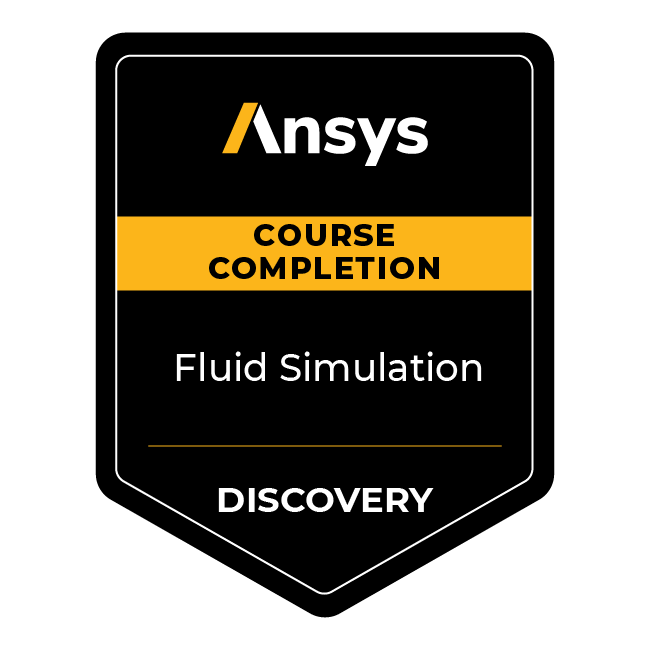 Ansys Course Completion: Fluid Simulation