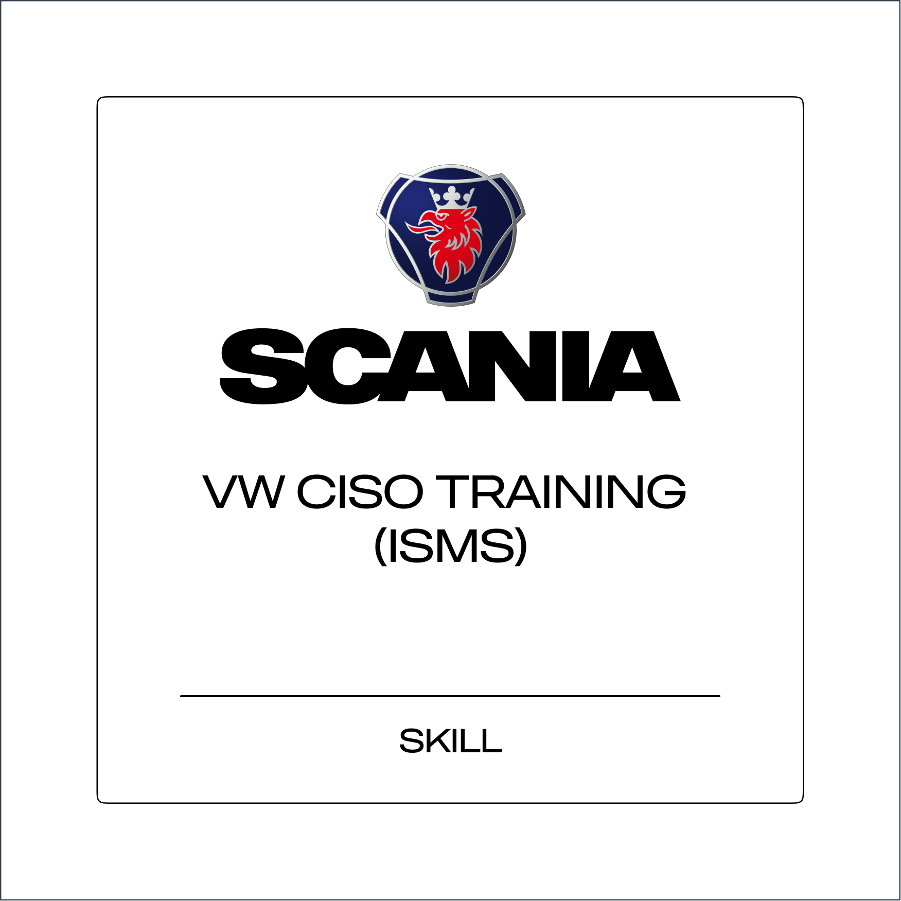 VW CISO Training (ISMS)