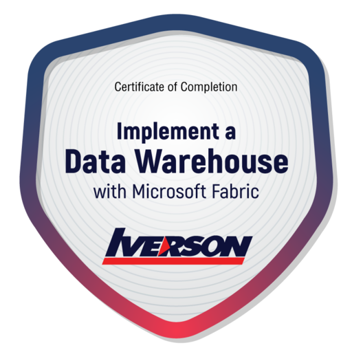 Implement a data warehouse with Microsoft Fabric - Credly