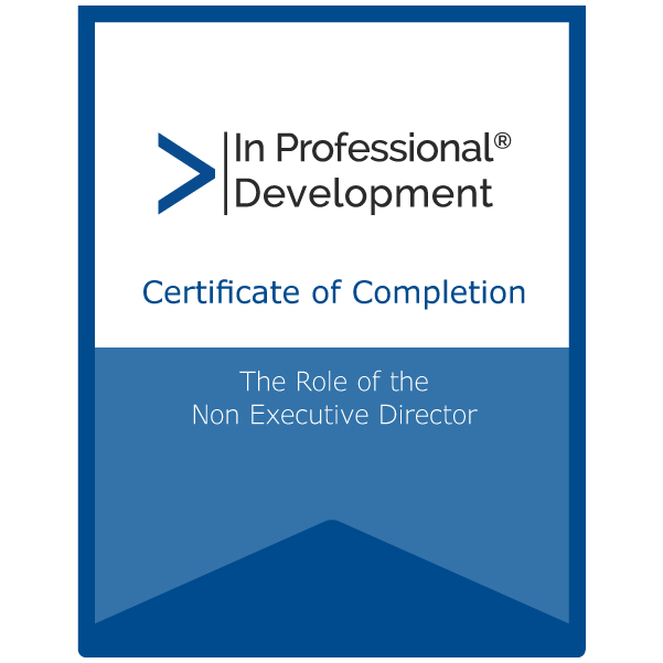 The Role of the Non Executive Director