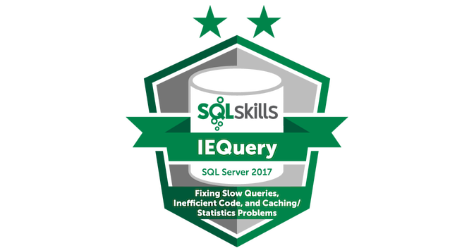 SQLskills IEQuery - SQL Server 2017 - Credly