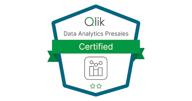Qlik Data Analytics Presales Certification - Credly
