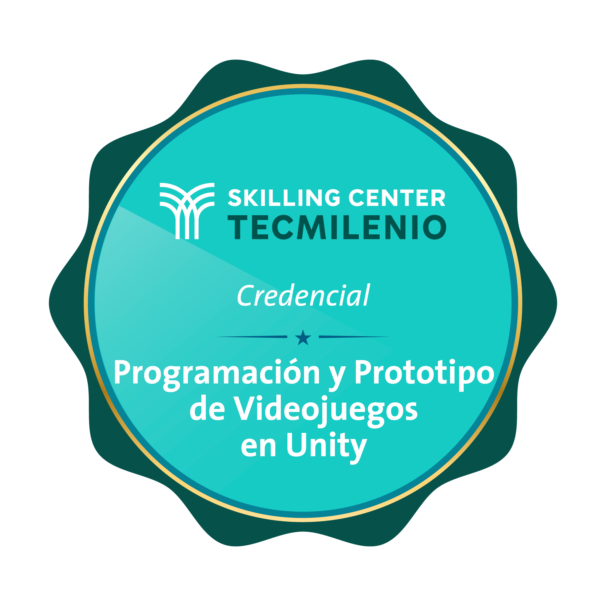 Credencial Programación y prototipo de videojuegos en unity