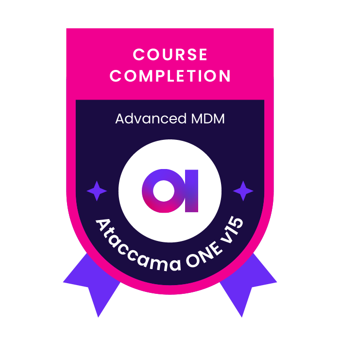 Ataccama ONE v15 | Advanced MDM [152COD] - Credly