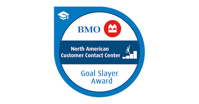North American Customer Contact Center Goal Slayer Award - Credly