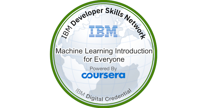 Machine Learning Introduction for Everyone - Credly