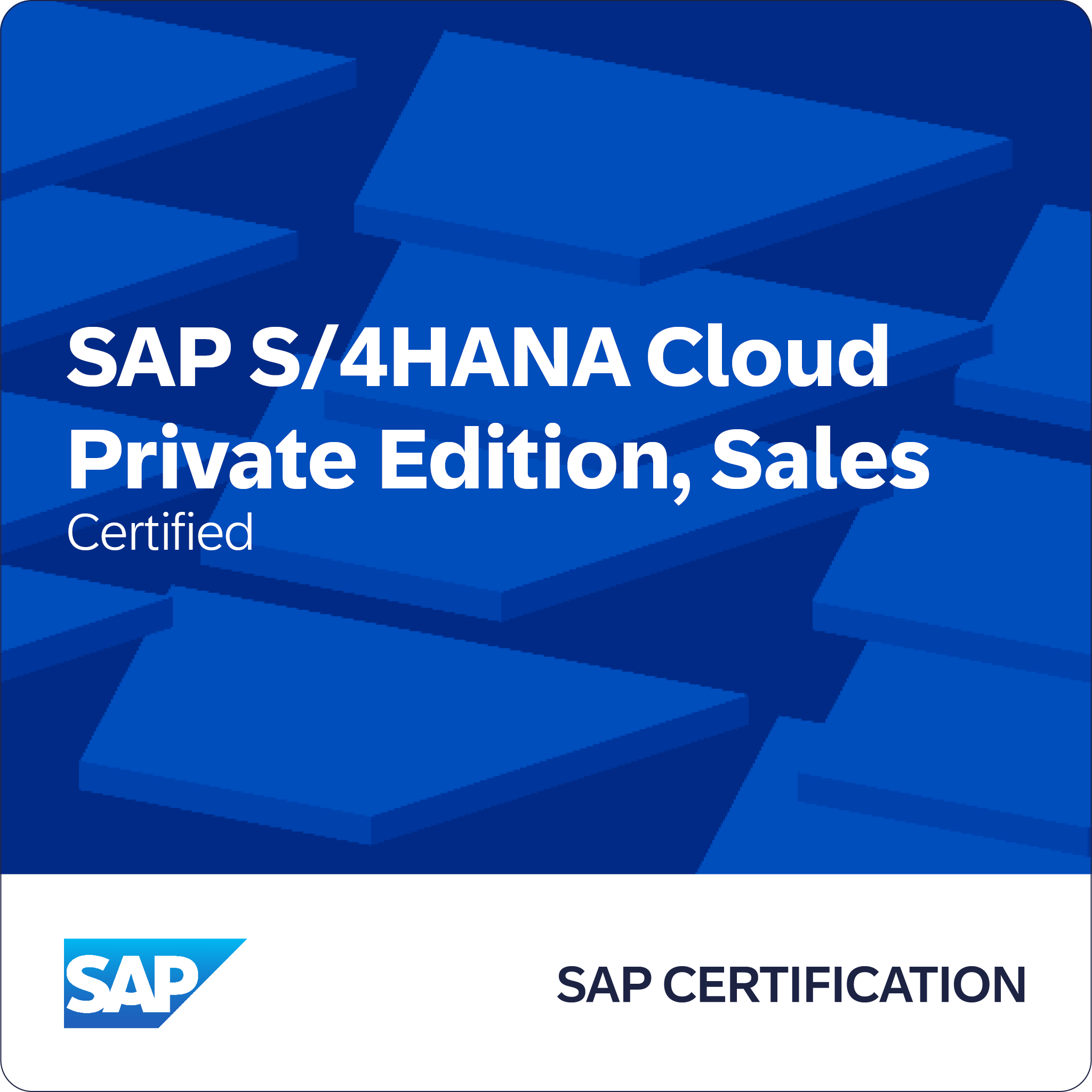 SAP Certified - SAP S/4HANA Cloud Private Edition - Sales