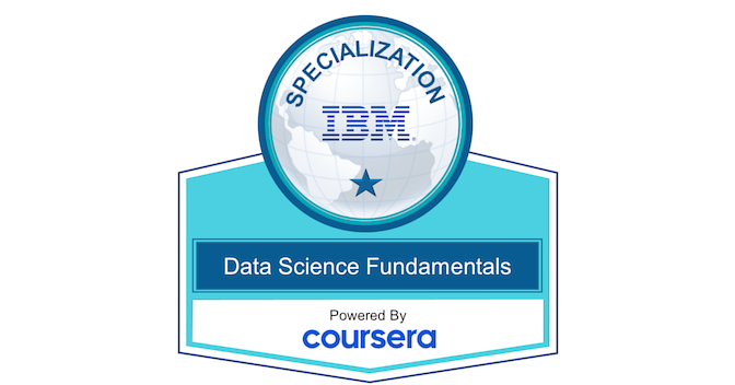 Data Science Fundamentals Specialization (V2) - Credly