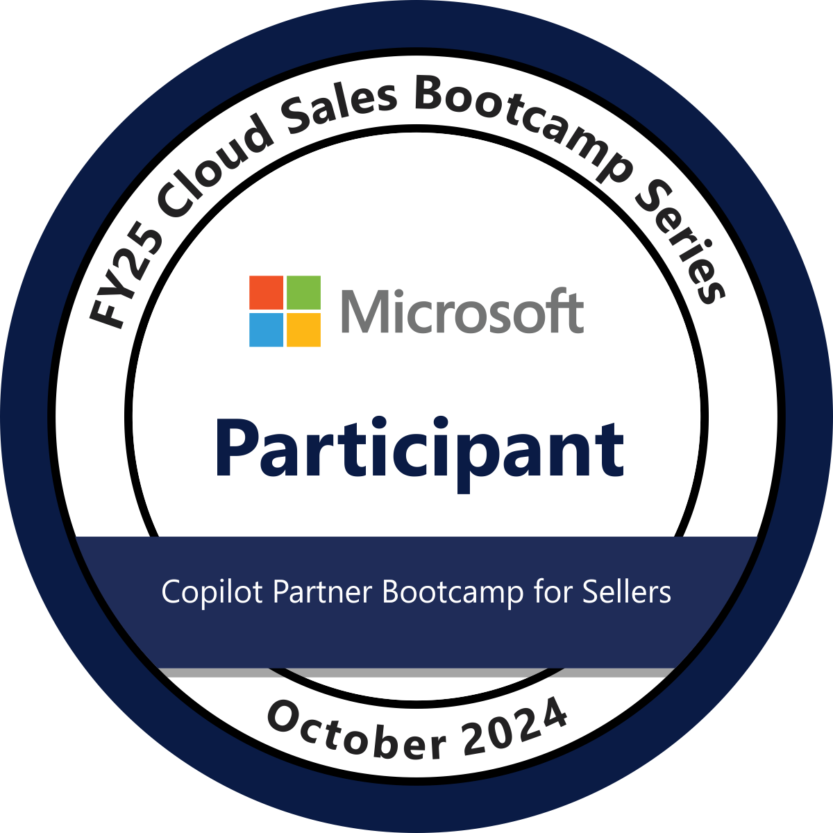 Copilot Partner Bootcamp for Sellers — FY25 Participant