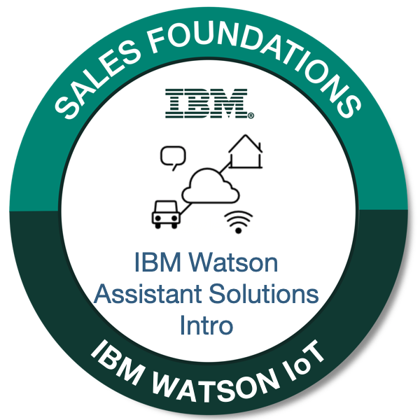 IoT - Intro to IBM Watson Assistant Solutions : Industry, Hospitality, Automotive