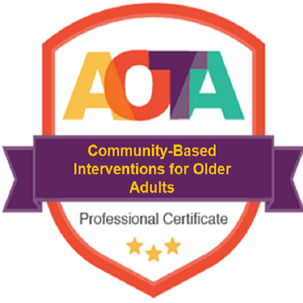 Professional Certificate in Community-Based Interventions for Older Adults Badge