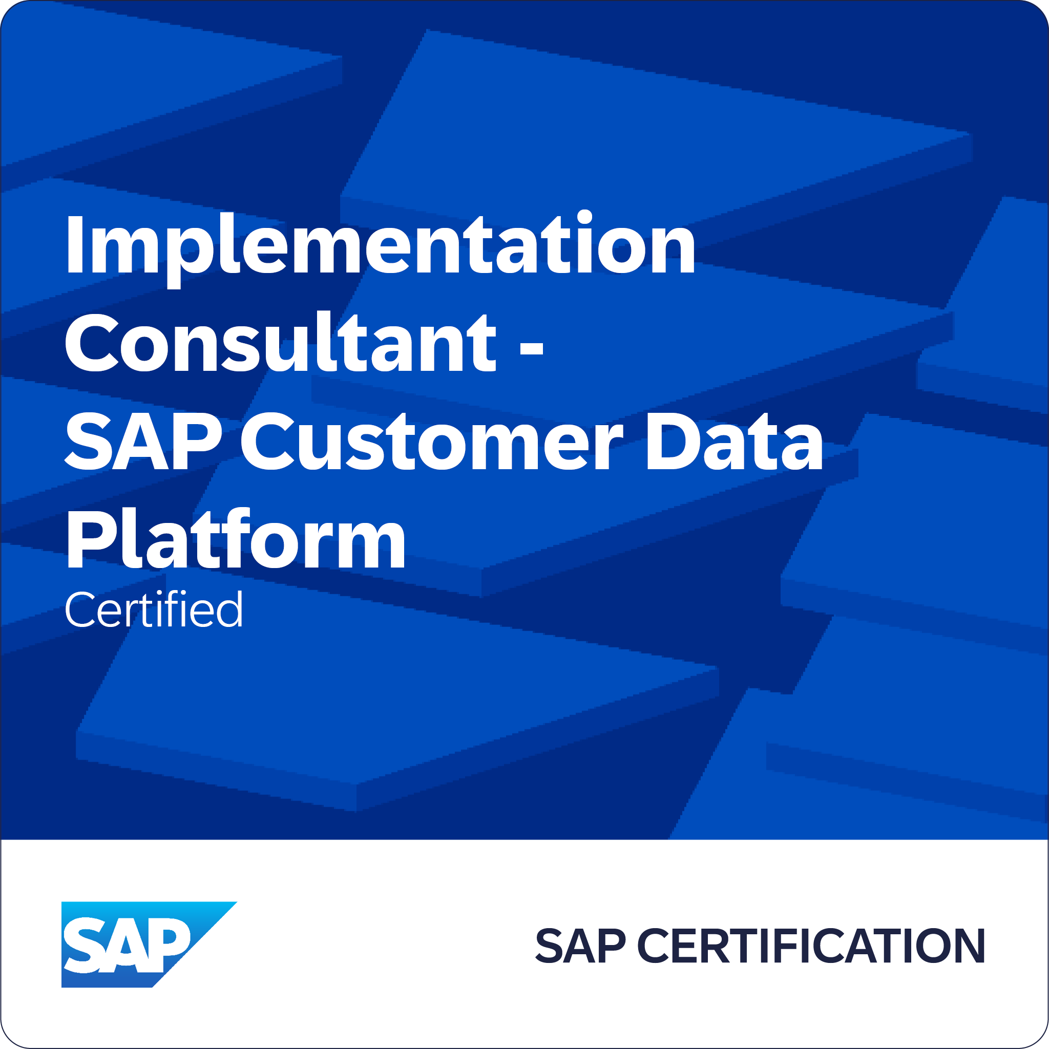 SAP Certified - Implementation Consultant - SAP Customer Data Platform ...