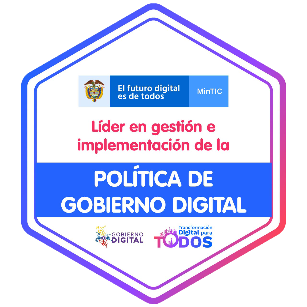 Líder en gestión e implementación de la política de Gobierno Digital