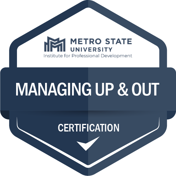 Public Sector Supervision: Managing Up and Out Certificate