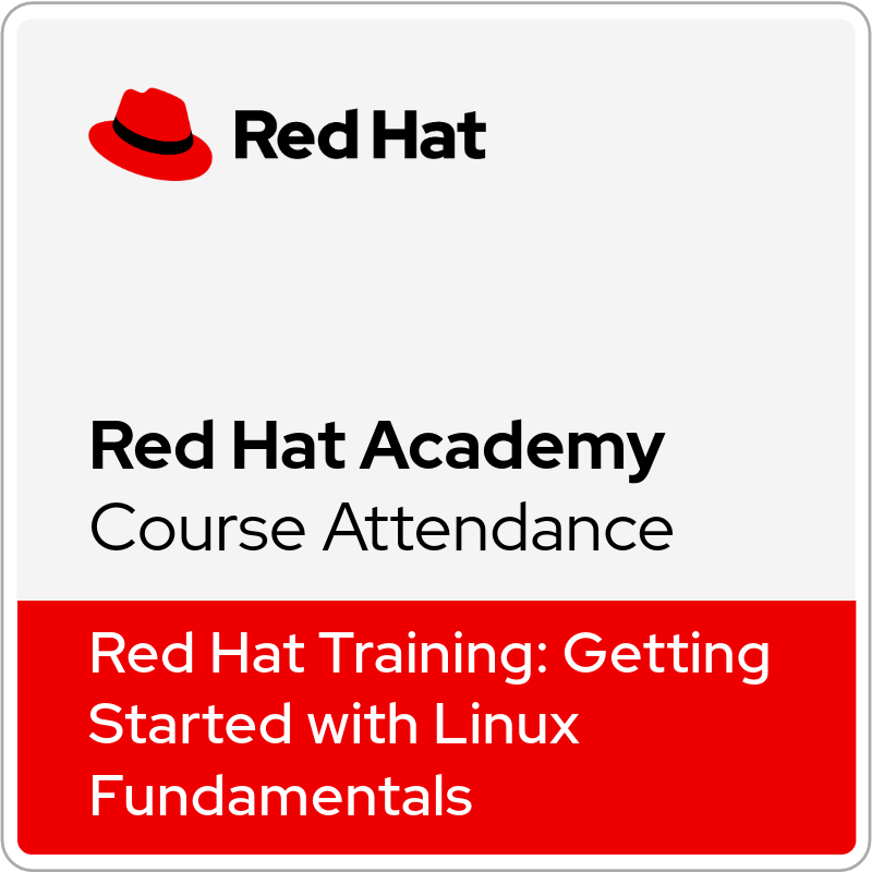 Red Hat Getting Started with Linux Fundamentals