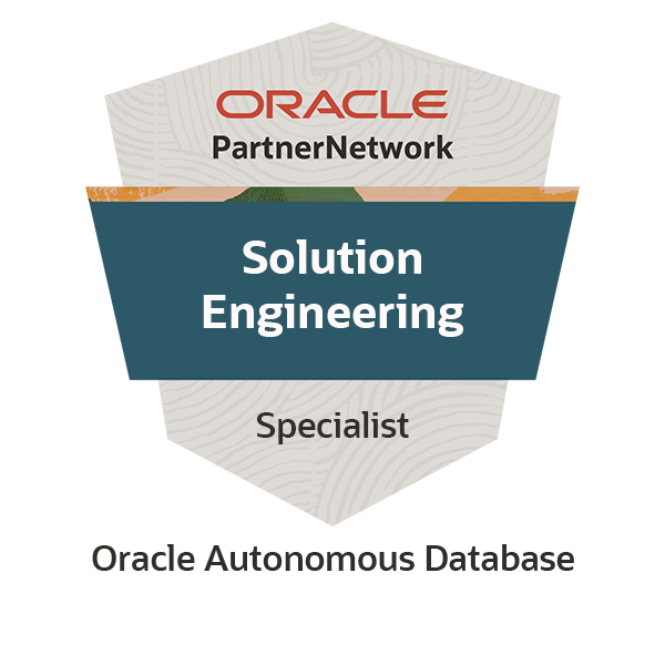 Oracle Autonomous Database Solution Engineer Specialist