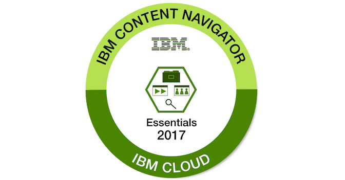 IBM Content Navigator Essentials - 2017 - Credly