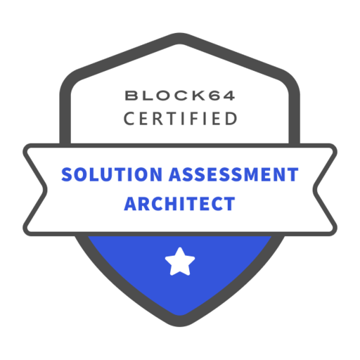 block-64-certified-solution-assessment-architect-credly
