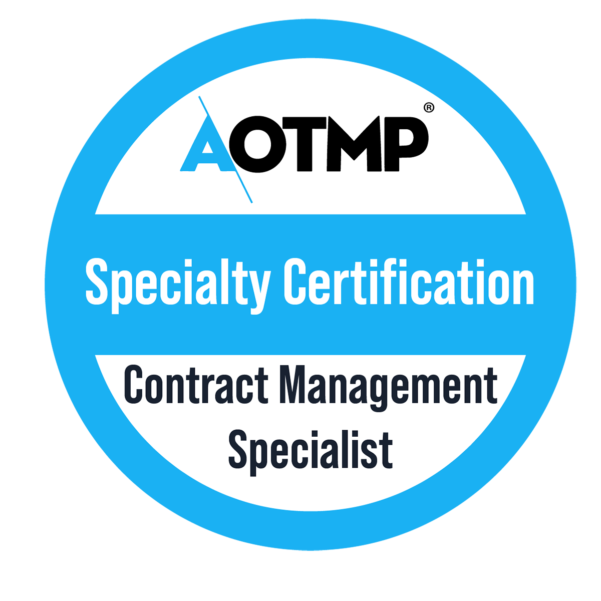 AOTMP® Contract Management Specialist - Specialty Certification