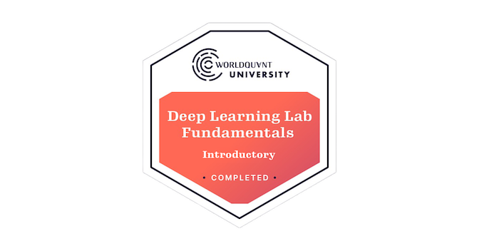Deep Learning Fundamentals Lab - Introductory - Credly