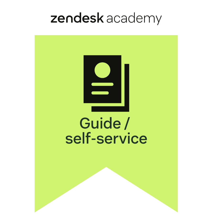 Guide / self-service